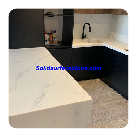 Wholesale marble Color Artificial Italian Solid Surface Stone Slabs for Kitchen Countertops