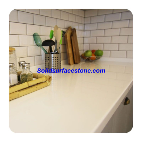 Korean 6mm 12mm 30mm 100% Pure Acrylic Artificial Stone Big Slab Solid Surface Sheet for Kitchen Countertops