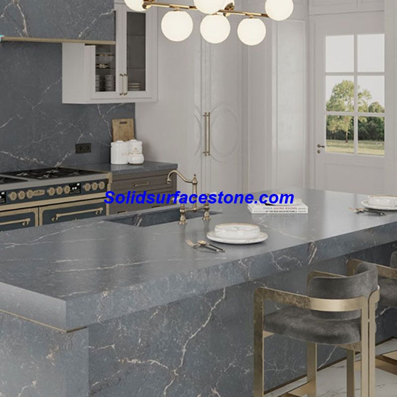 solid surface kitchen countertops