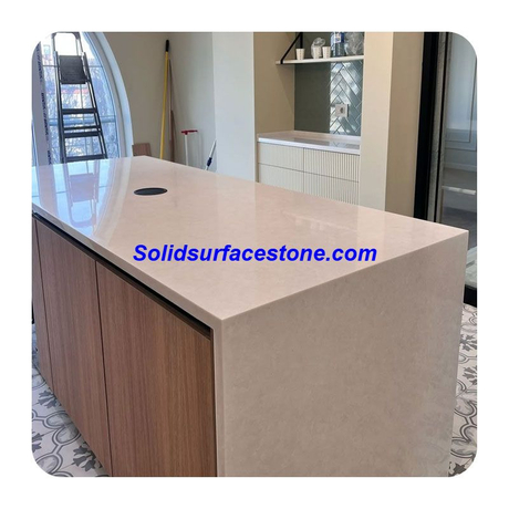 12mm Artificial Stone Acrylic Solid Surface Marble Sheet for Kitchen Countertops Vanity Top