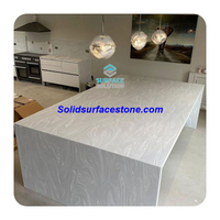 white artificial marble