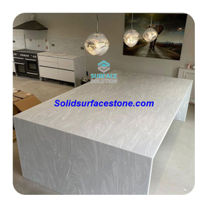 white artificial marble