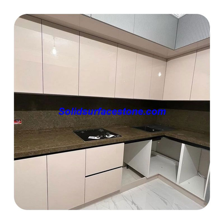 Building Material Solid Surface Sheets 6mm Acrylic Artificial Stone Korean Solid Surface for Countertop Kitchen Worktop Benchtop