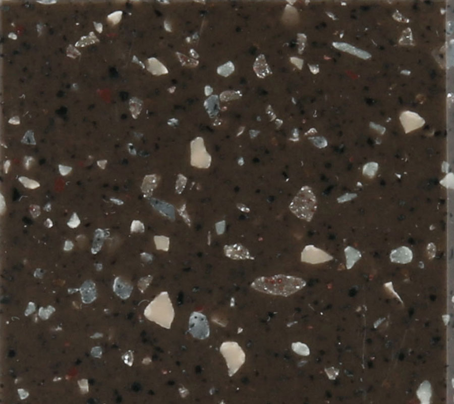 brown solid surface