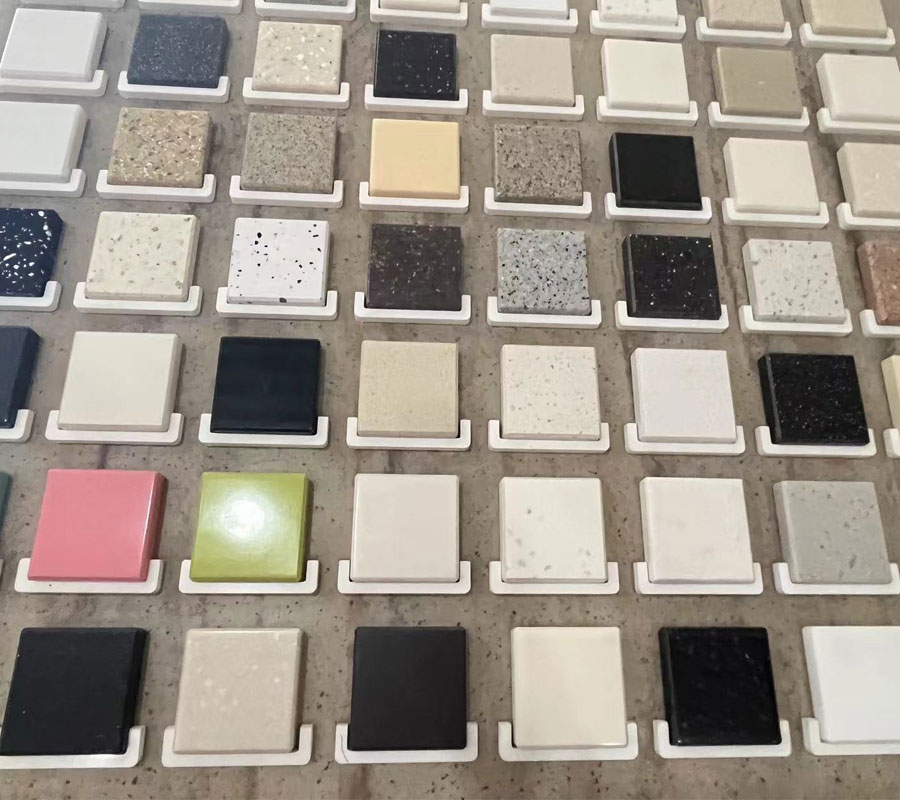 white solid surface